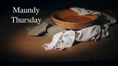 call to worship for maundy thursday